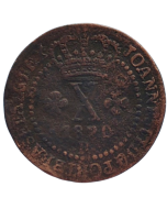 Brasil 10 Réís 1820 R - 44 Pérolas