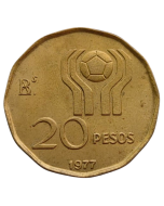 Argentina 20 Pesos 1977 - Copa do Mundo FIFA