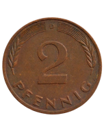 Alemanha  2 Pfennig 1978 D