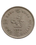 Hong Kong 1 Dólar 1960