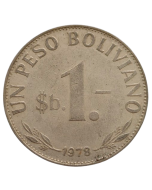 Bolívia 1 Peso Boliviano 1978