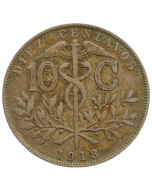 Bolívia 10 Centavos 1918