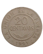 Bolívia 20 centavos 1991