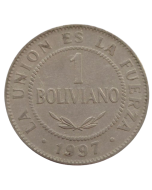 Bolívia 1 boliviano 1997