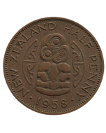 Nova Zelândia ½ Pence 1958