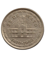 Argentina 1 Peso 1960 - 150º aniversário - Deposição do vice-rei espanhol