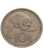 Papua Nova Guiné 10 Toea 1975