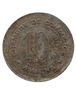 Comuna de Amiens 10 cents 1920