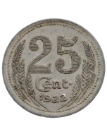 Departamento de Eure-et-Loir 25 Cents 1922 - Notgeld Francês 