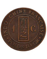  Indochina Francesa 1 cêntimo 1887