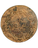 Nassau ¼ Kreuzer 1814