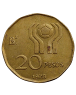 Argentina 20 Pesos 1978 - Copa do Mundo FIFA