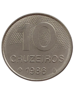 Brasil 10 Cruzeiros 1986