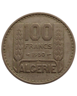 Argélia 100 Francos 1950 - Colônia Francesa