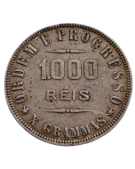 Brasil 1000 Réis 1911 - Prata