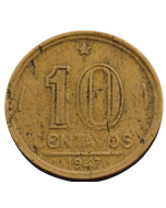 Brasil 10 Centavos 1947 - Getúlio Vargas