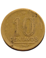 Brasil 10 Centavos 1947 - Getúlio Vargas