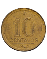 Brasil 10 Centavos 1947 - José Bonifácio