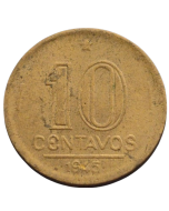 Brasil 10 Centavos 1945 - Sem Sigla