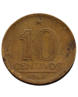 Brasil 10 Centavos 1944 - Sem Sigla