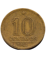 Brasil 10 Centavos 1943