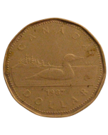 Canadá 1 Dólar 1987