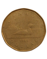 Canadá 1 Dólar 1988