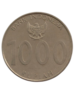 Indonésia 1000 Rúpias 2010 