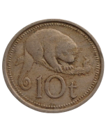 Papua Nova Guiné 10 Toea 1975