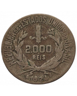 Brasil 2000 Réis 1924 - Mocinha (Prata)