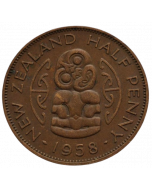 Nova Zelândia ½ Penny 1958