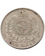 Brasil 200 Réis 1867 - Prata