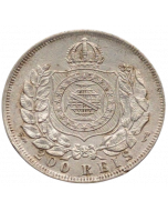 Brasil 200 Réis 1868 - Prata