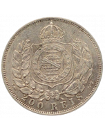 Brasil 200 Réis 1867 - Prata