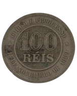 Brasil 100 Réis 1889 - República