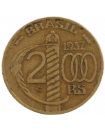 Brasil 2000 Réis 1937 - Caxias