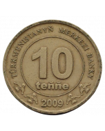 Turcomenistão 10 Tenge 2009 