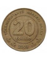 Turcomenistão 20 Tenge 2009 