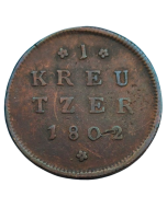 Bispado de Salzburg 1 Kreuzer 1802