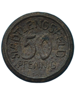 Cidade de Stadtlengsfeld 50 Pfennig 1921