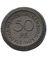 Cidade de Waldenburg 50 Pfennig 1921 