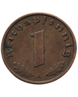 Alemanha - Terceiro Reich 1 Reichspfennig 1940 A (Bronze) "Item não promove ou glorifica a violência.."