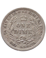 Havaí 1 Dime 1883 - Prata