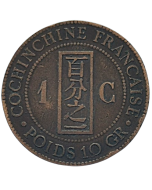 Cochinchina Francesa 1 Cêntimo 1879