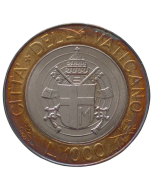 Cidade do Vaticano 1000 Liras 1998 (Papa João Paulo II)