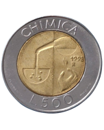 San Marino 500 Liras 1998 - Química