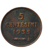 San Marino 5 Centésimos 1935