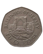 Jersey 50 Pence 1990