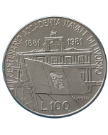 Itália 100 Liras 1981 - Academia Naval de Livorno