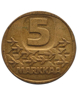 Finlândia 5 Markkaa 1985